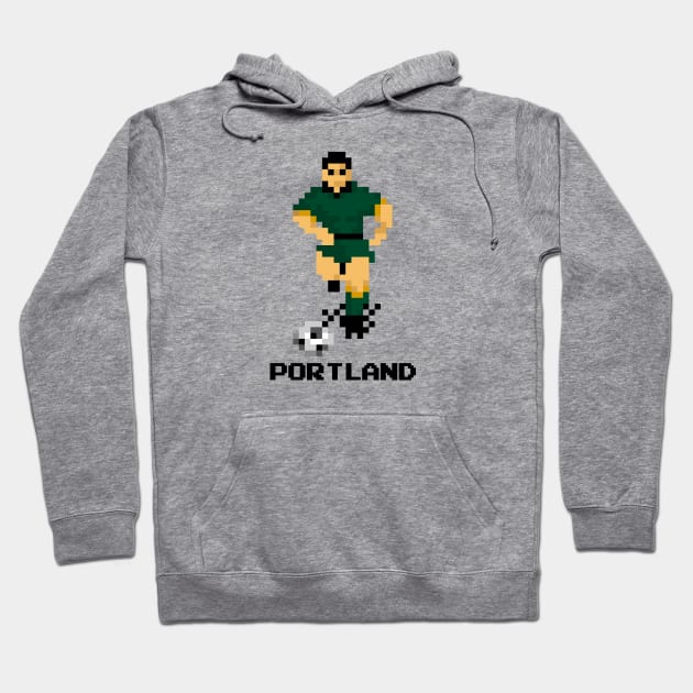 16-Bit Soccer - Portland Hoodie by The Pixel League